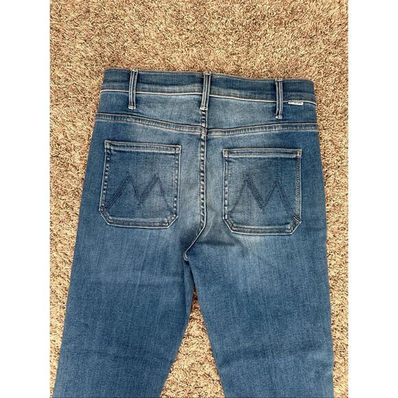 Mother Denim The Patch Pocket Insider Ankle Happy Pill Wash High Rise Jeans 28 - Picture 9 of 13